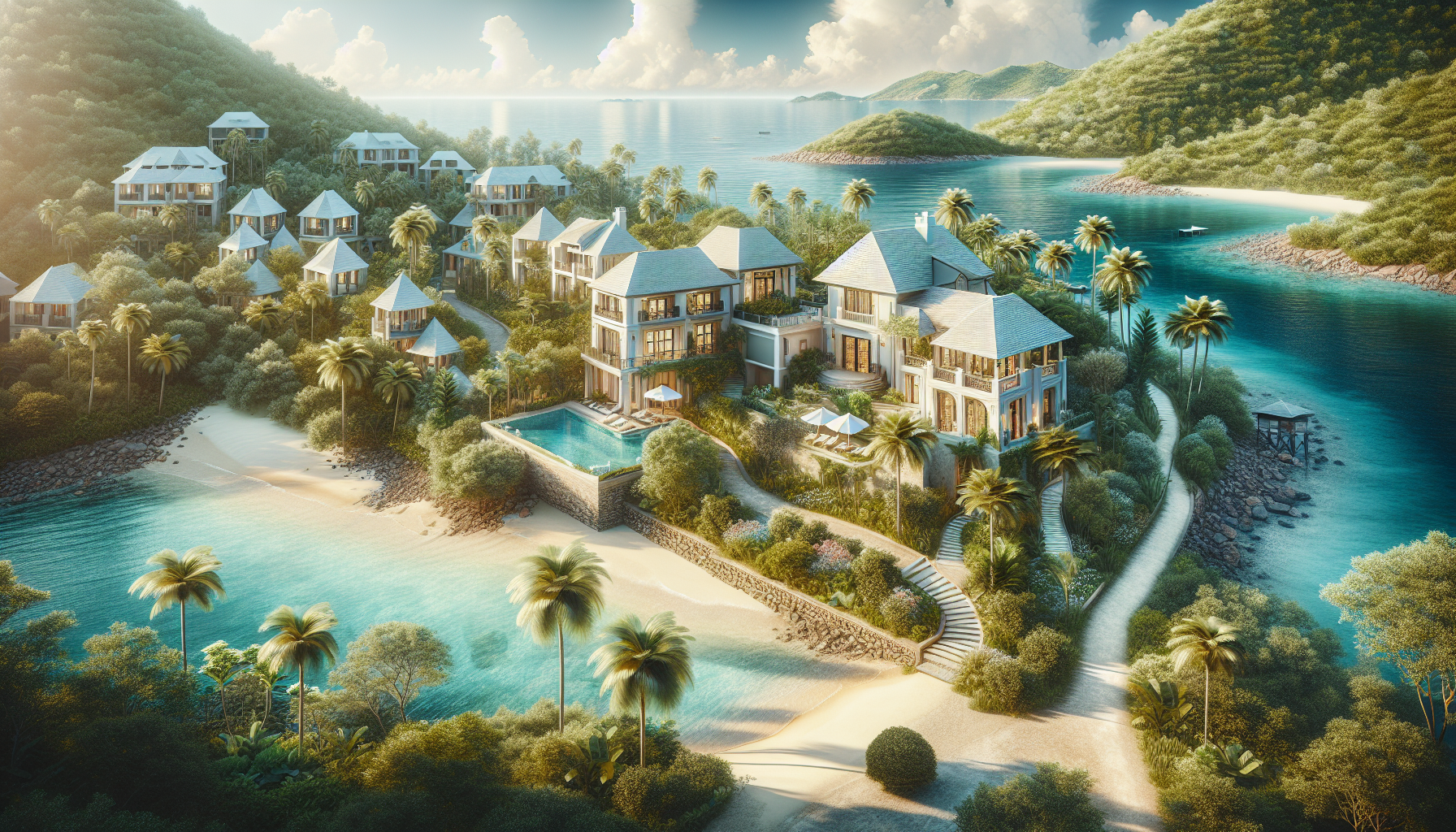 rare investment opportunity: boutique hotel for sale in the desirable cul de sac district of saint-martin. explore this unique chance to invest in a thriving hospitality business in a sought-after location.